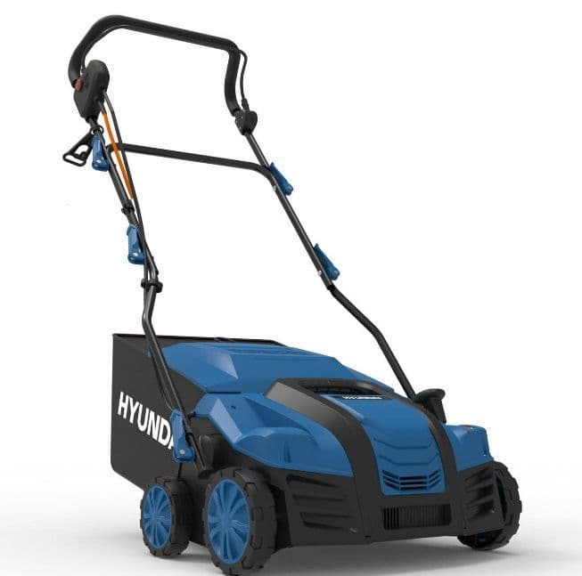 Hyundai HYSW2000E Multi-Use Brush Artificial Grass Sweeper With 55L Collection Bag 2000W 16"/40cm