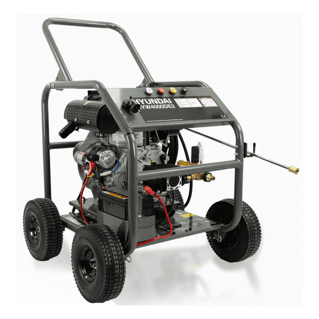 Hyundai HYW4000DE2 456cc Diesel Pressure Washer 4000psi 15L/minute 6.6kW