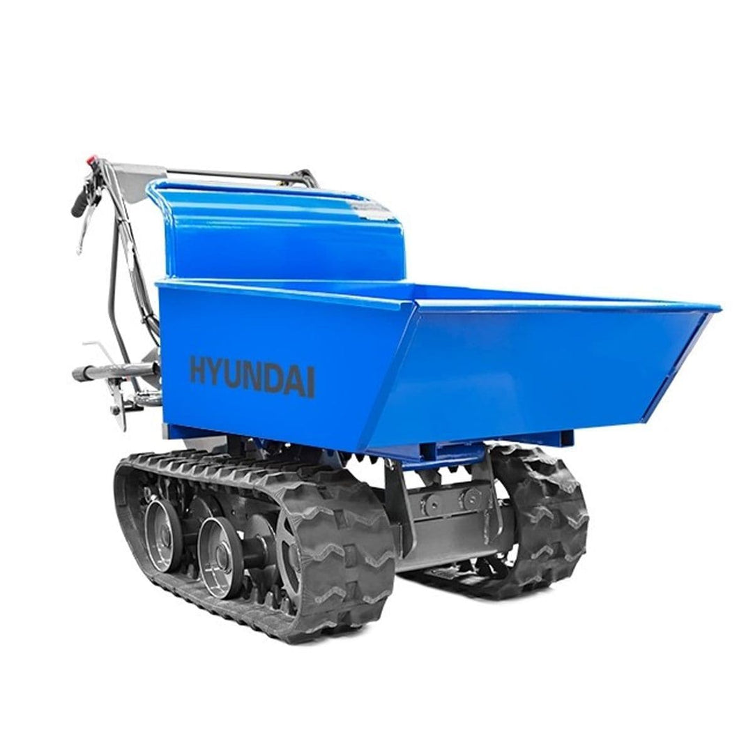 Hyundai Tracked Mini Dumper HYTD300 196cc Petrol 300kg Payload Power Barrow Transporter