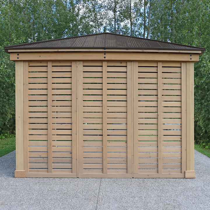 Meridian Gazebo 12ft x 20ft (3.7 x 6.2m) with Single Wall