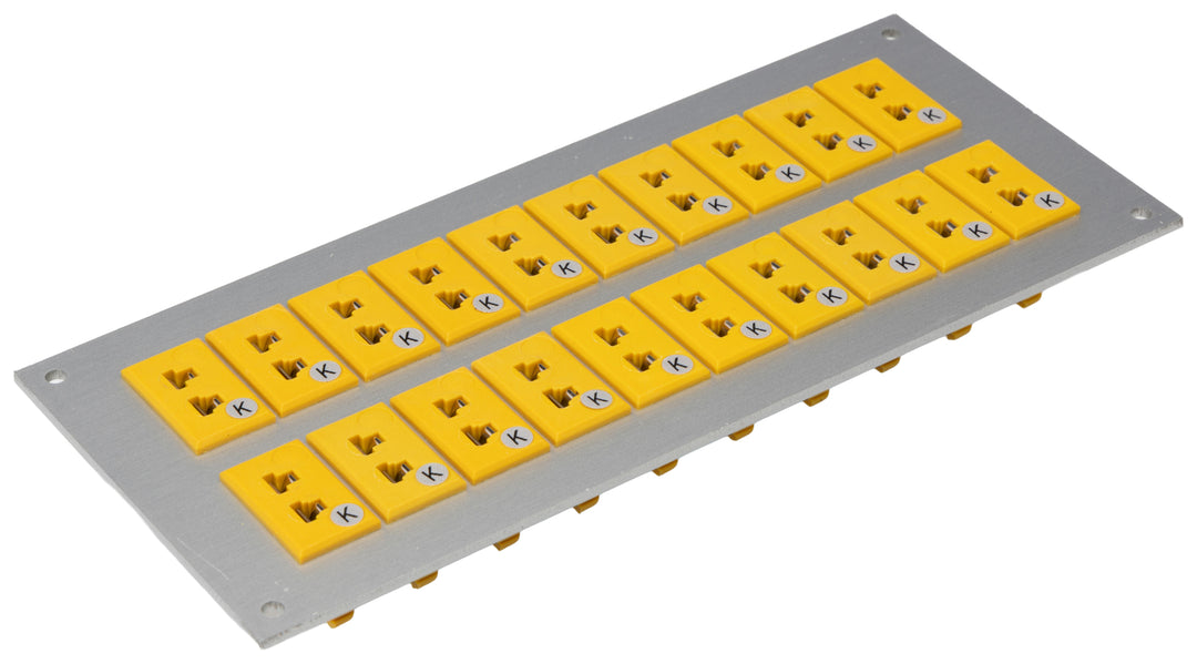 TieDex UK Thermocouple Connector Panel for Use with Thermocouple K, RoHS Standard