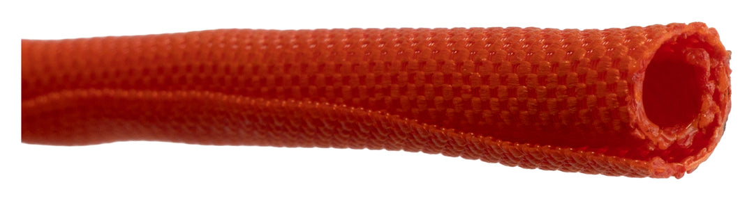 TieDex UK Braided Polyester Orange Cable Sleeve, 100m Length 5 mm Cable Diameter