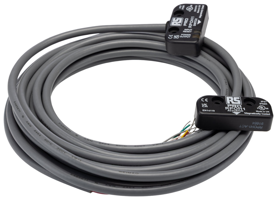 TieDex UK RFID Non-Contact Safety Switch, ABS Plastic Housing, 24V dc, 2 NO/1 NC, Wire