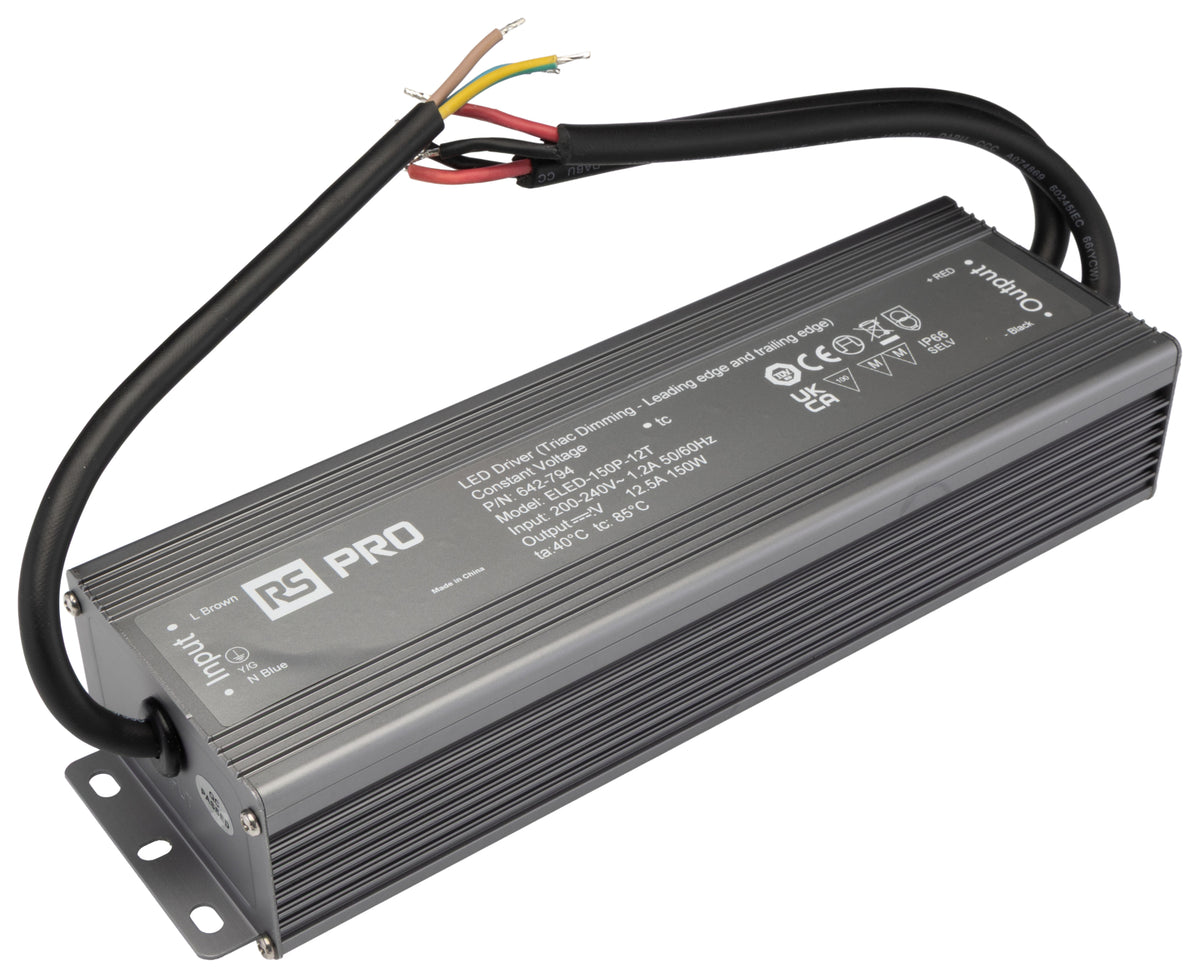 TieDex UK, 12 V Output, 150 W Output Triac