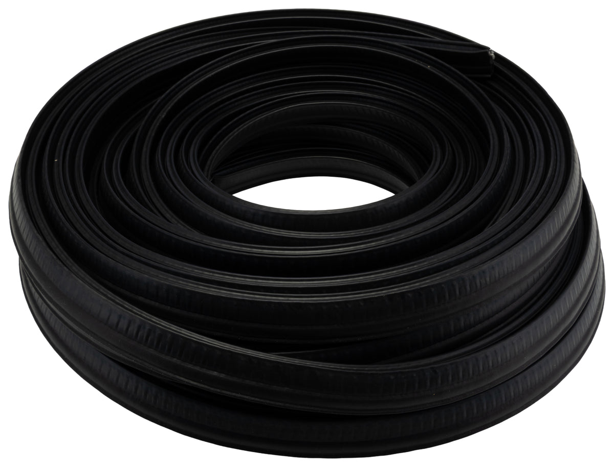TieDex UK Black Ethylene Propylene Diene Monomer Edging Strip, 20 m