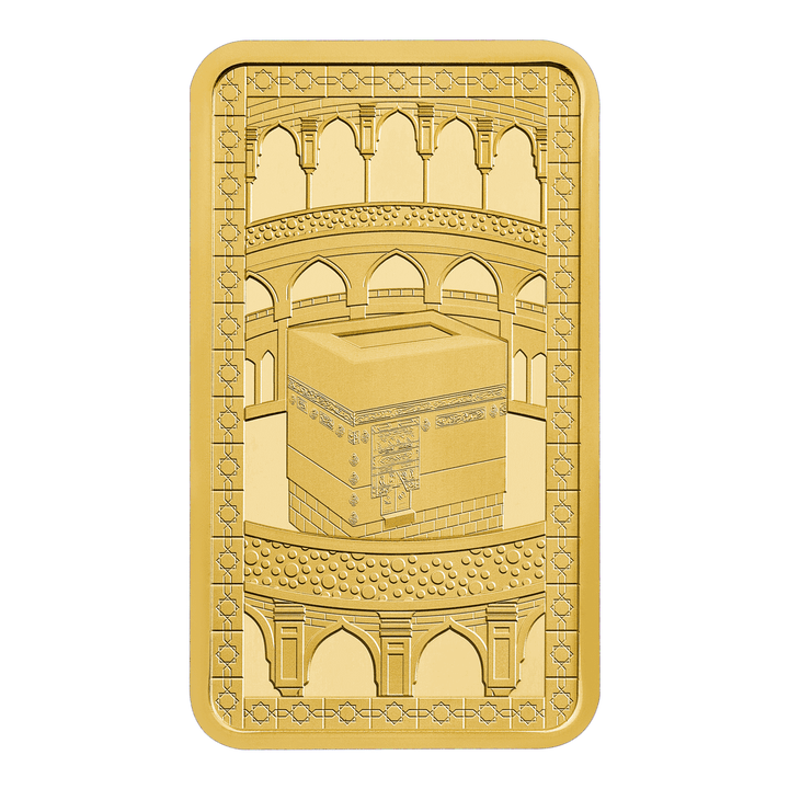 Kaaba 20g Gold Bullion Minted Bar Bullion | 999.9 Fine Gold