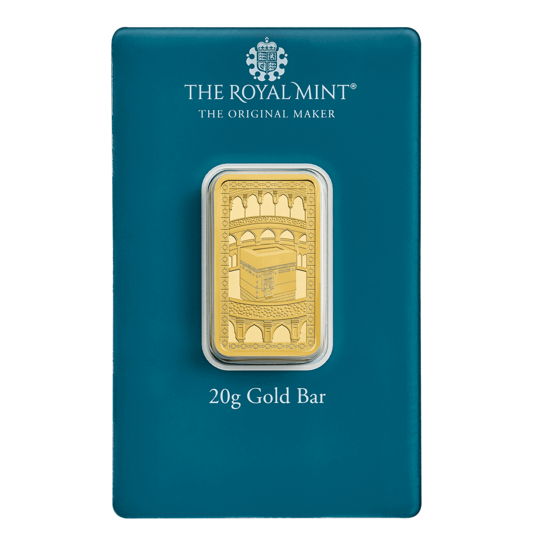 Kaaba 20g Gold Bullion Minted Bar Bullion | 999.9 Fine Gold