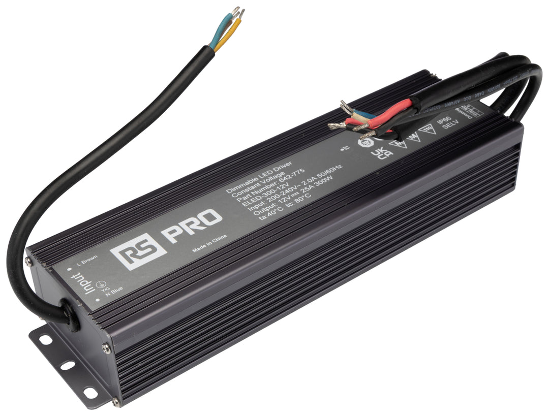 TieDex UK, 12 V Output, 300 W Output 0 to 10 V, 1 to 10V