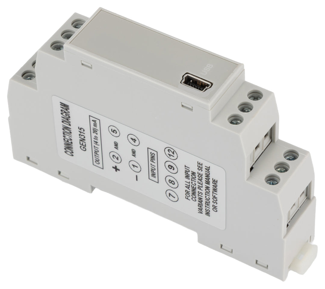 TieDex UK Temperature Transmitter PT100 Input 30V dc, 70 °C, 30 °C