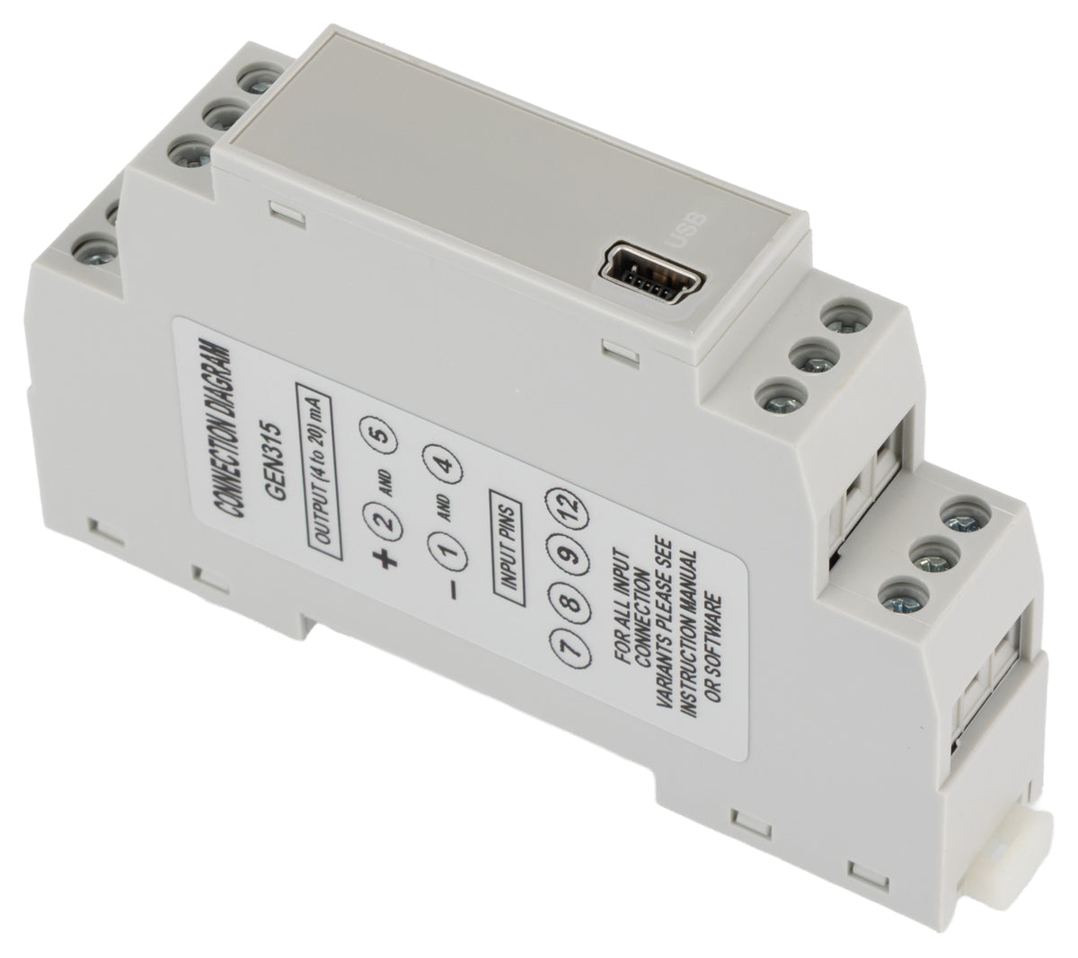 TieDex UK Temperature Transmitter PT100 Input 30V dc, 70 °C, 30 °C