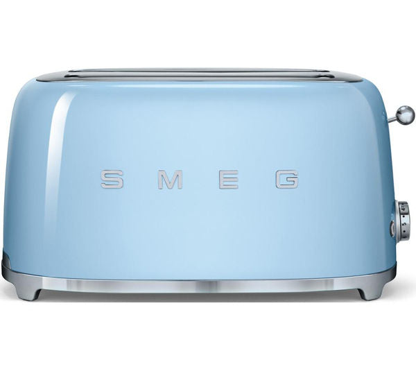 TieDex UK SMEG TSF02PBUK 4-Slice Toaster - Pastel Blue