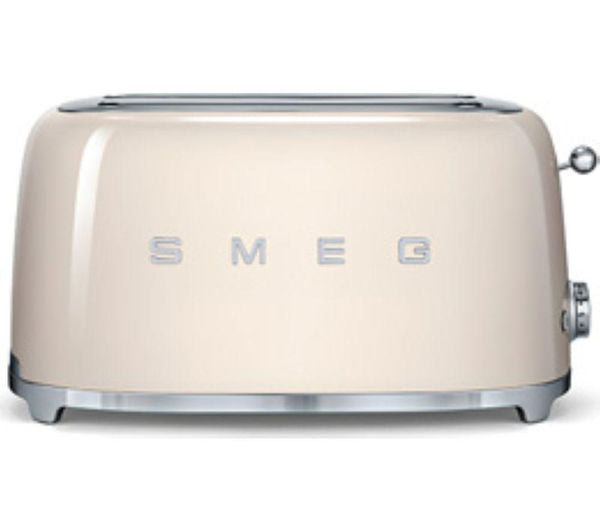 TieDex UK SMEG TSF02CRUK 4-Slice Toaster - Cream