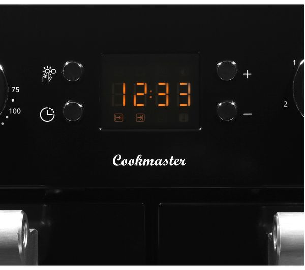 TieDex UK LEISURE Cookmaster CK100C210K Electric Ceramic Range Cooker - Black