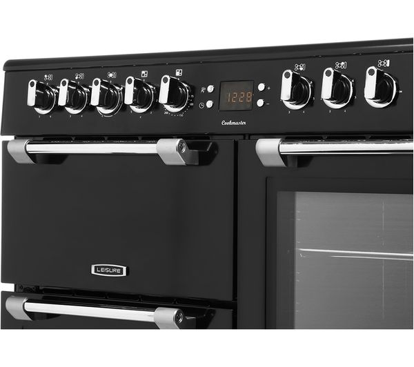 TieDex UK LEISURE Cookmaster CK100C210K Electric Ceramic Range Cooker - Black