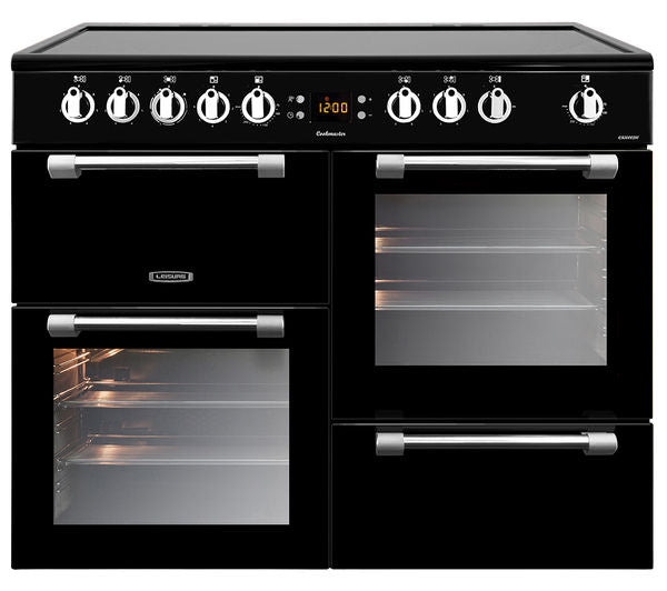 TieDex UK LEISURE Cookmaster CK100C210K Electric Ceramic Range Cooker - Black