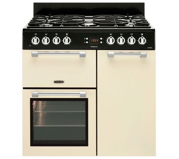 TieDex UK LEISURE Cookmaster CK90F232C 90 cm Dual Fuel Range Cooker - Cream