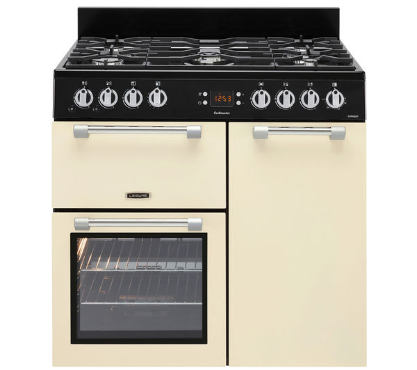 TieDex UK LEISURE Cookmaster CK90G232C Gas Range Cooker - Cream