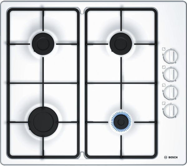 TieDex UK BOSCH Series 2 PBP6B2B60 58 cm Gas Hob - White