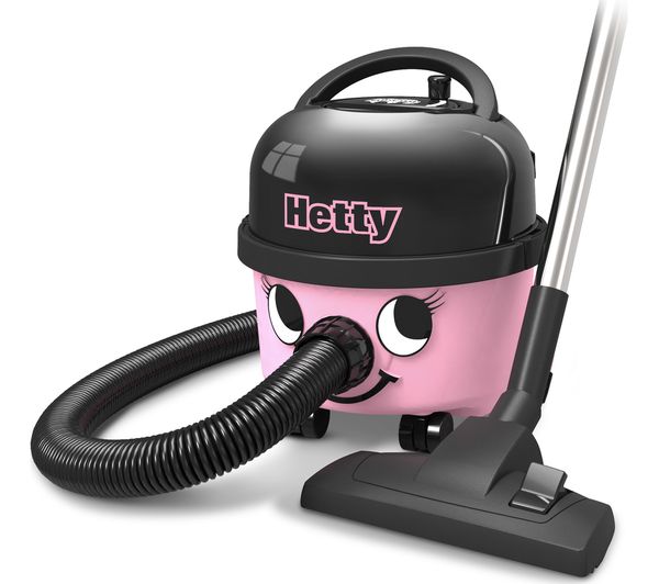 TieDex UK NUMATIC Hetty HET.160-11 Cylinder Bagged Vacuum Cleaner - Pink