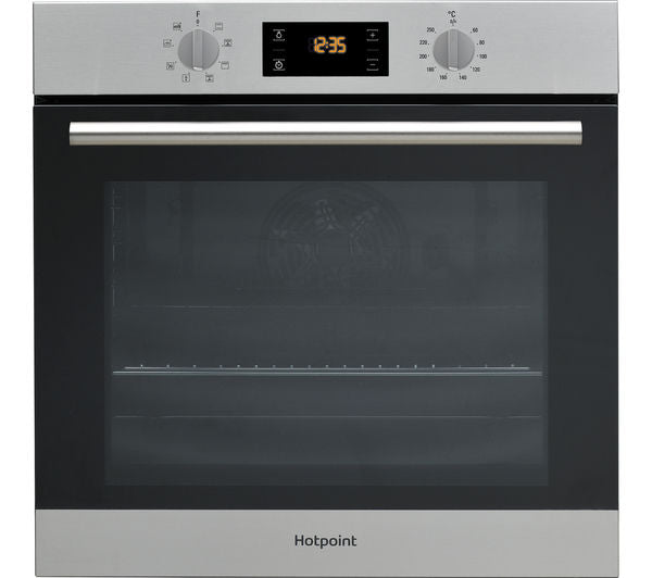 TieDex UK HOTPOINT Class 2 Multiflow SA2 544 C IX Electric Single Oven - Stainless Steel