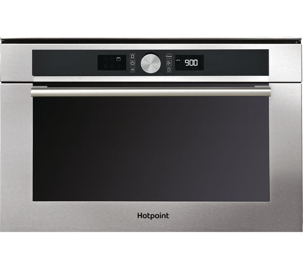 TieDex UK HOTPOINT Dynamic Crisp Class 4 MD 454 IX H Built-In Microwave with Grill - Stainless Steel