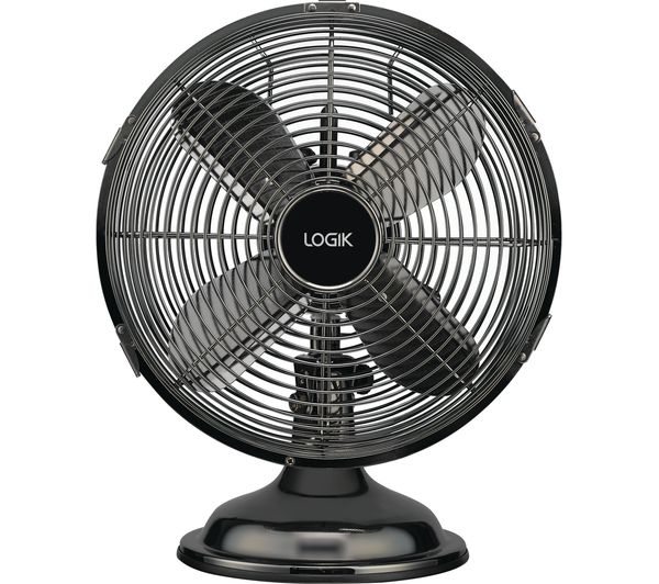 TieDex UK LOGIK L10DFGM17 10" Desk Fan - Gun Metal