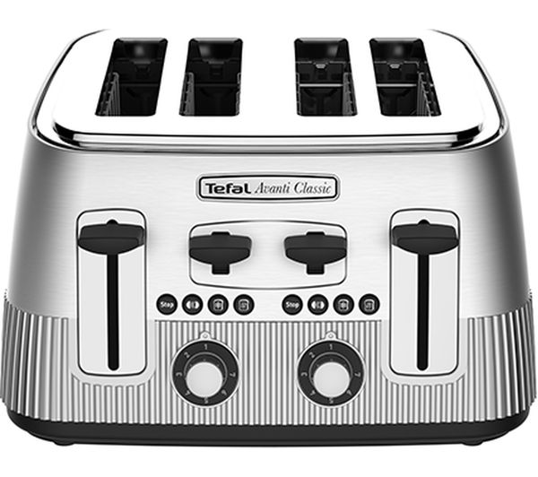 TieDex UK TEFAL Avanti Classic TT780E40 4-Slice Toaster - Silver