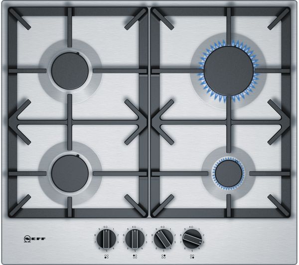 TieDex UK NEFF N70 T26DS49N0 58 cm Gas Hob - Stainless Steel