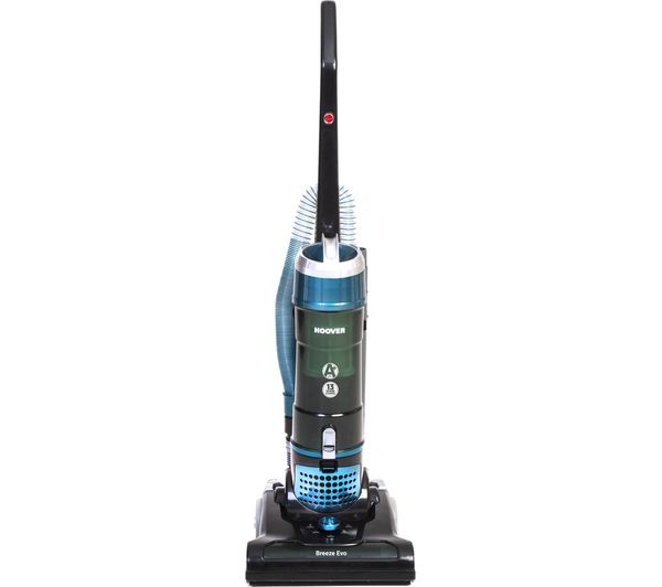 TieDex UK HOOVER Breeze Evo TH31BO01 Upright Bagless Vacuum Cleaner - Black & Turquoise