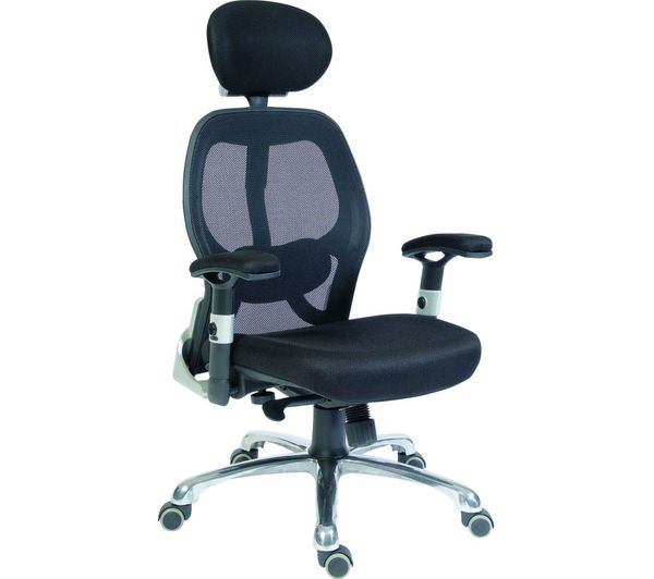 TieDex UK TEKNIK Cobham OA1013BLK Mesh Reclining Executive Chair - Black