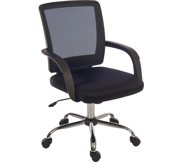 TieDex UK TEKNIK Star Mesh 6910BK Fabric Reclining Executive Chair - Black