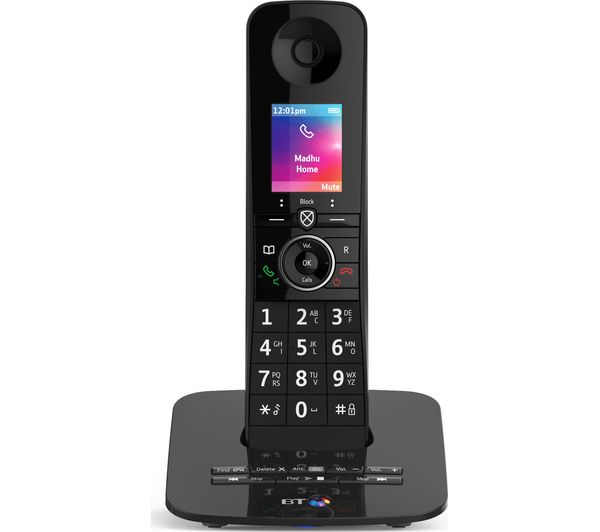 TieDex UK BT Premium 090630 Cordless Phone - Black