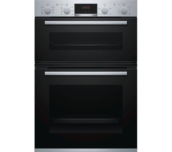 TieDex UK BOSCH Series 4 MBS533BS0B Electric Double Oven - Stainless Steel