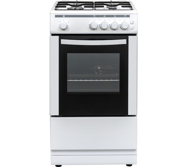 TieDex UK ESSENTIALS CFSGWH18 50 cm Gas Cooker - White