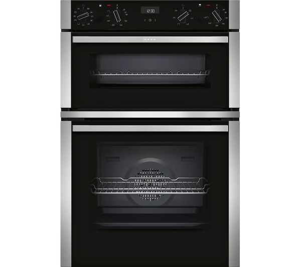 TieDex UK NEFF N50 U1ACE5HN0B Electric Double Oven - Stainless Steel