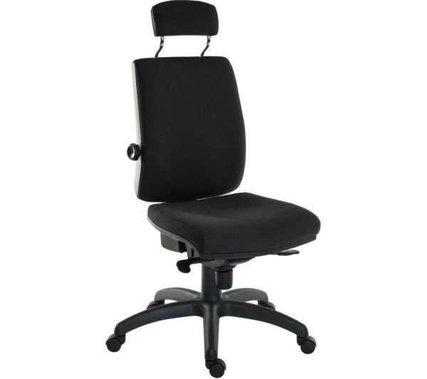 TieDex UK TEKNIK Ergo Plus Fabric Tilting Operator Chair - Black