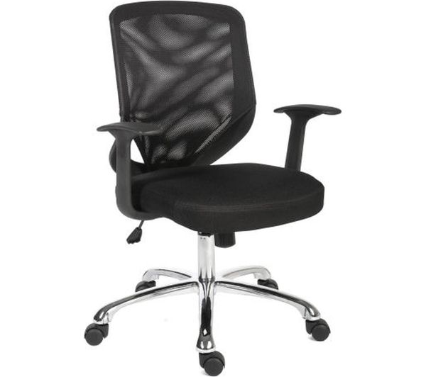 TieDex UK TEKNIK Nova Mesh Tilting Executive Chair - Black