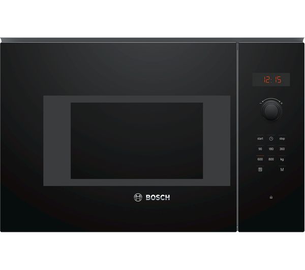 TieDex UK BOSCH Series 4 BFL523MB0B Built-in Solo Microwave - Black