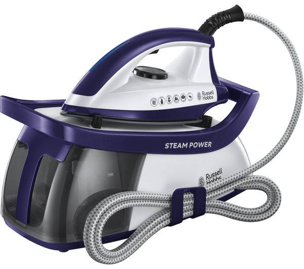 TieDex UK RUSSELL HOBBS Series 3 Steam Power 100 Steam Generator Iron - Purple