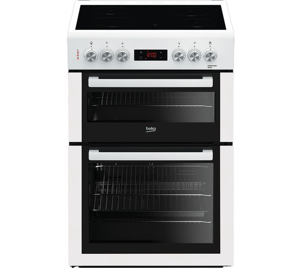 TieDex UK BEKO XTC653W 60 cm Electric Ceramic Cooker - White