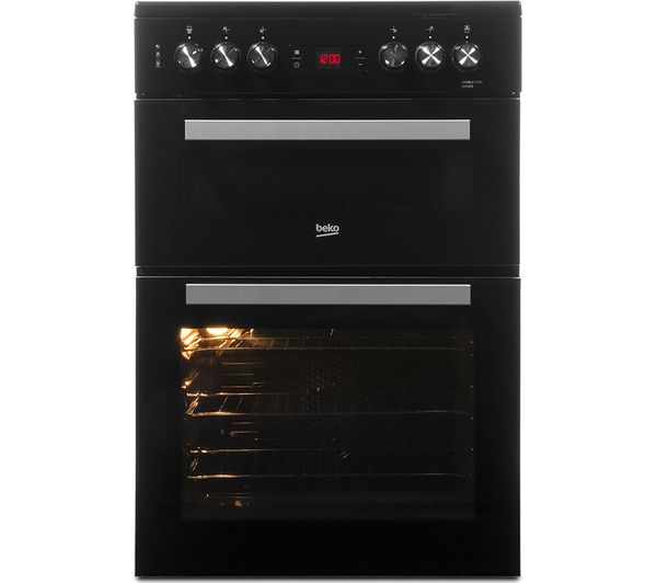 TieDex UK BEKO Pro XDC653K 60 cm Electric Ceramic Cooker - Black & Silver