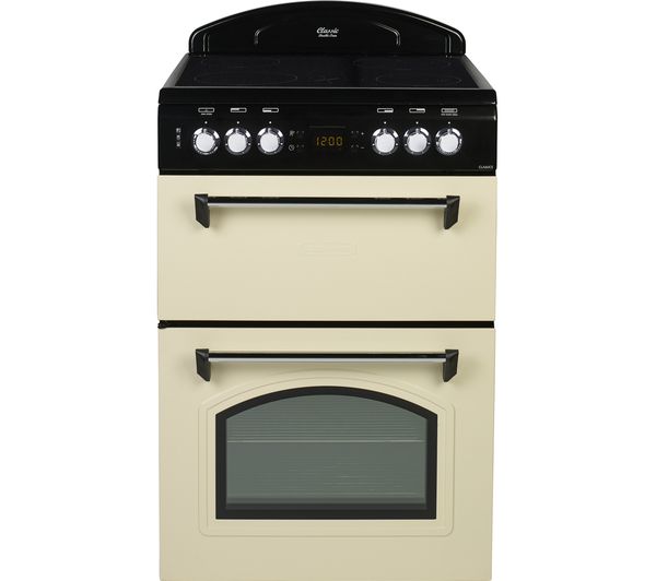 TieDex UK LEISURE CLA60CEC 60 cm Electric Ceramic Cooker - Cream & Black