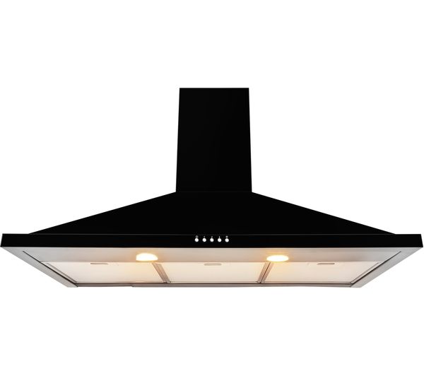 TieDex UK LEISURE HP92PK Chimney Cooker Hood - Black