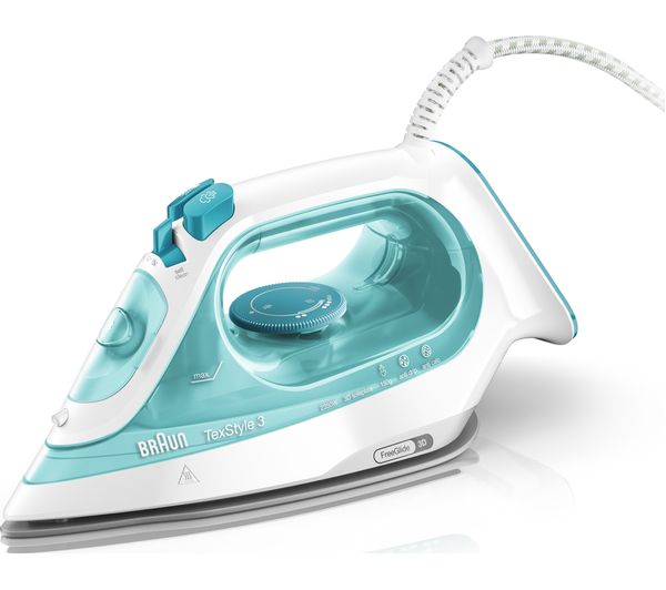 TieDex UK BRAUN TexStyle 3 SI3041.GR Steam Iron - Green