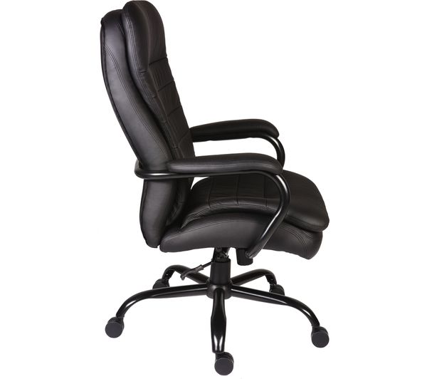 TieDex UK TEKNIK Goliath B991 Leather Reclining Executive Office Chair - Black