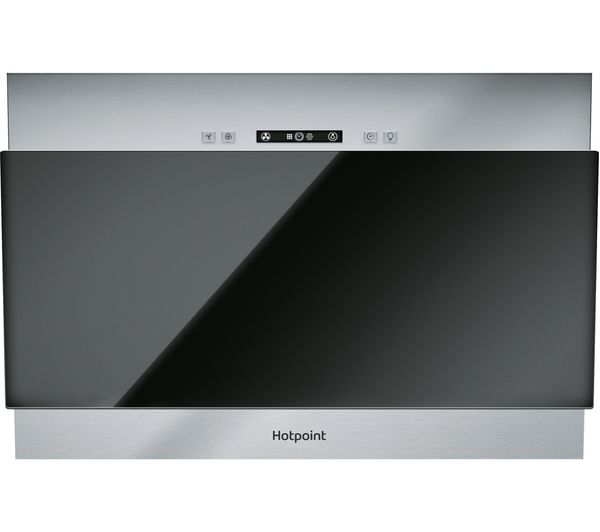 TieDex UK HOTPOINT PHVP 6.4F AL K/1 Canopy Cooker Hood - Black