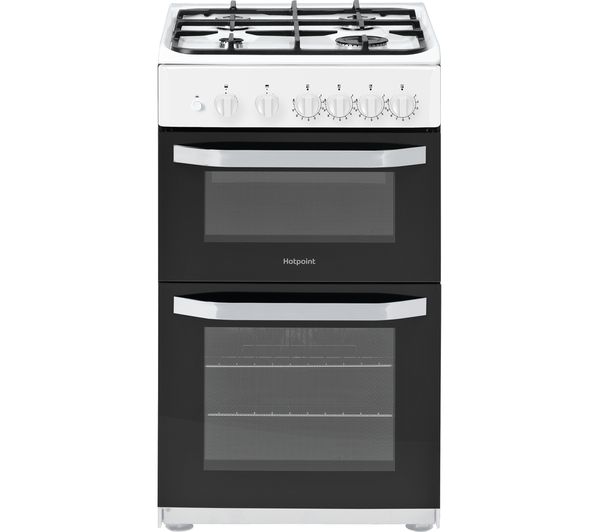 TieDex UK HOTPOINT MyMenu HD5G00KCW 50 cm Gas Cooker - White