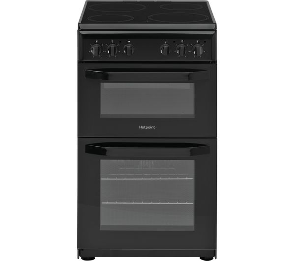 TieDex UK HOTPOINT Multiflow HD5V92KCB 50 cm Electric Ceramic Cooker - Black