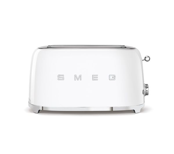 TieDex UK SMEG TSF02WHUK 4-Slice Toaster - White