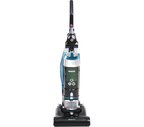 TieDex UK HOOVER Breeze Evo Pets TH31BO02 Upright Bagless Vacuum Cleaner - Black & Turquoise